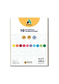 Resim Fon Kartonu 25x35 Cm Karışık 10 Lu 4343030001 