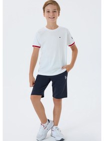 Resim U.s. Polo Assn. Erkek Çocuk Beyaz Bermuda Takım Us2424-c-v2 Beyaz 