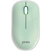 Resim M19B Ergonomik Pastel Piano White Kablosuz Sessiz Mouse Beyaz Preo