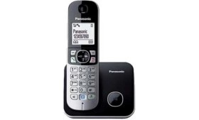 Resim Kx-Tg 6811 Dect Siyah Kablosuz Telefon 