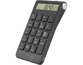 Resim Apera CR43 2'si 1 Arada Kablosuz Bluetooth ve 2.4 Ghz Bağlantı Nümerik Klavye ve Hesap Makinesi Keypad Numlock Numped 