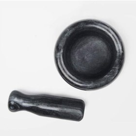 Resim Doğal Cilalı Mermer Havan 