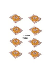Resim 33 Metre Şeffaf Selefon Bant 8 Adet 