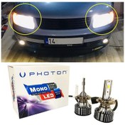 Resim Vw Passat B5 Led Xenon Kısa Far Ampulü H7 Mono Yeni Seri Beyaz 1997-2001 