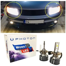 Resim Vw Passat B5 Led Xenon Kısa Far Ampulü H7 Mono Yeni Seri Beyaz 1997-2001 