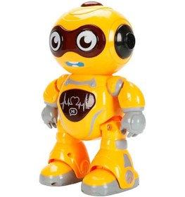 Resim Sesli Ve Işıklı Uzaktan Kumandalı Dans Eden Sevimli Robot 45510 Turuncu Robot 