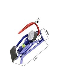 Resim Artlantis Ayak Hava Pompası 1 Adet Kalın Pistonlu Ayak Tipi Hava Pompası Bisiklet Teker Top Kurban Şişirme Araba Göstergeli 