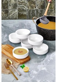 Resim Cooker Ckr4000 12 Cm 12'li Porselen Joker - Çorba Kasesi 