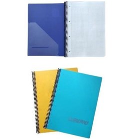 Resim Gıpta Chromo 100 Yp. A4 Spiralli Pp. Kapak Defter Kareli 2'li 