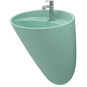 Resim Bocchi Venezia Asma Monoblok Lavabo Mat Mint Yeşil 1083-033-0126 