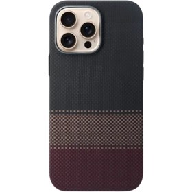 Resim HDD iPhone 16 Pro Max HBC-377 Kevlar Slim Magsafe Kılıf 