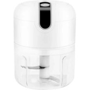 Resim Haitun 250 ml Mini USB Kablosuz Elektrikli Sarımsak Masher Basın Kıyma Sebze Biber Et Öğütücü Gıda Chopper Mutfak Aletleri (Beyaz) (Yurt Dışından) 
