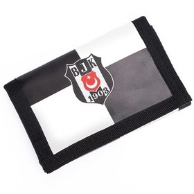 Resim Beşiktaş Bjk 1903 Logo Desenli Cüzdan Siyah 