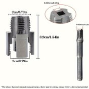 Resim 2 adet Set 2-in-1 Entegre Boru Tornavida, 1/2 İnç Su Borusu için Destek Veren Çok Fonksiyonlu Metal Araç, Tesisatçılar ve DIY Tutkunları için İdeal, Çok Amaçlı Tornavida Kesici, Dayanıklı Metal Yapı, Boru Tornavida 