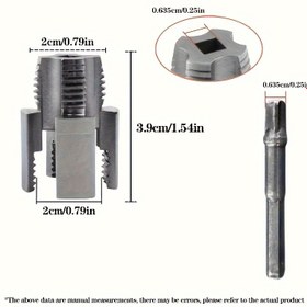 Resim 2 adet Set 2-in-1 Entegre Boru Tornavida, 1/2 İnç Su Borusu için Destek Veren Çok Fonksiyonlu Metal Araç, Tesisatçılar ve DIY Tutkunları için İdeal, Çok Amaçlı Tornavida Kesici, Dayanıklı Metal Yapı, Boru Tornavida 