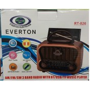 Resim Everton Bluetooth-Usb-Sd-Fm Şarjlı Nostaljik Radyo Rt-826 