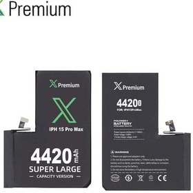 Resim Xpremium Apple Uyumlu iPhone 15 Pro Max Batarya 4420 Mah Süper Yüksek Kapasiteli Güçlendirilmiş Pil 