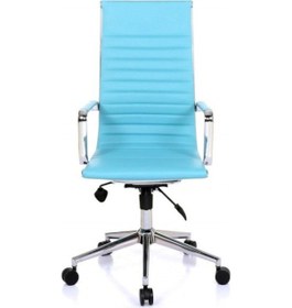 Resim Aykanoffice Aykan Ofis Riva Turkuaz Yönetici Koltuğu 