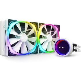 Resim NZXT Kraken X63 White RGB 280 mm Intel(1700p)-AMD(AM5) Uyumlu Sıvı Soğutucu 