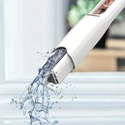 Resim Ev Temizliği için Çok Yönlü Mini Mop - Uzatılabilir, Islak & Kuru Kullanım, Mutfak, Oturma Odası, Banyo, Araba Camı için Dönebilen Başlık 