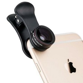 Resim Kiwifotos 3in1 Akıllı Telefonlar İçin Geniş Açı, Makro ve Balıkgözü Lens (Siyah) 