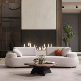 Resim Eymense Rio Sehpa Modüllü Üçlü Koltuk 