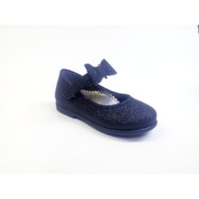 Resim Rose Club Kids Siyah Simli Kız Çocuk Bebek Ortopedik Babet Ayakkabı 