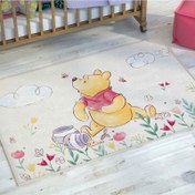 Resim Taç Lisanslı Disney Winnie The Pooh Halı - 80x120 cm 