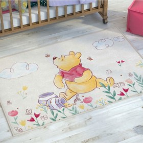 Resim Taç Lisanslı Disney Winnie The Pooh Halı - 80x120 cm 