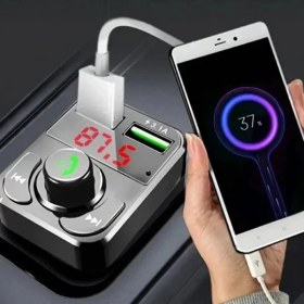 Resim Qc 3.1A USB &amp; Pd /tf Fm Transmitter Midastech 