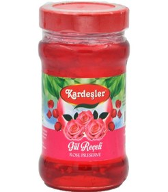 Resim Kardeşler Şekerleme Gül Reçeli Cam Kavanoz 380 G 