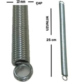Resim Bundeba 2 Adet Bebek Hoppala Zıp Zıp Yayı Çelik Yay Askı Kapı Yayı 25 Cm. 