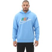Resim Nike M Nk Club Bb Hdy Futura Block Erkek Sweatshirt Mavi 