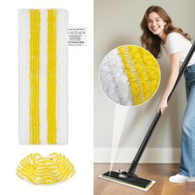 Resim Yuunaie 2/6/8/10 Adet Karcher EasyFix SC2 SC3 SC4 SC5 Buharlı Temizleyici Uyumlu Yedek Paspas ve Kapaklar, Etkili Temizlik ve Su Emme Özellikli Mutfak-Banyo Temizliği İçin Kolay Montajlı Paspas Bezi 