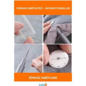 Resim Yorgan Kılıfı Kaymaz Sabitleme Aparatı 400'lü Set 1 Adet 