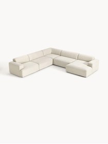 Resim S Home Design Concept Molly Xl Köşe Koltuk Takımı Sağ Köşe Keten Kırık Beyaz 