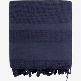 Resim Stone Taşlama Yıkamalı Gofre Peştemal Lacivert - Lacivert / 85X160 