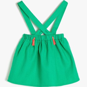 Resim Kız Bebek Basic Askılı Etek 