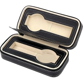 Resim Senlinli Saatler Depolama Organizatör Tutucu Stand Pu Deri 18 x 8.5 x 6 cm. (Yurt Dışından) 