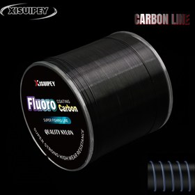 Resim Siyah Fluoro Karbon Balıkçılık Hattı - 4.08-28.58KG, Süper Güçlü, Yüksek Aşınma Direnci, Pürüzsüz Uzun Atış, Tuzlu ve Tatlı Su Balıkçılığı İçin Uygun, Yüksek Çekiş Direnci ve Dayanıklı Anti-Winding Hızlı Kesim Su Geçirmez Balıkçılık Hattı, Yüksek Kaliteli Hatt 