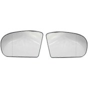 Resim Mercedes Benz W203 W211 2038100 İçin 1 Çift Sağ Ve Sol Dikiz Aynası Cam Merceği Değişimi - Yüksek Kaliteli Yedek Parça - Kaiyi 