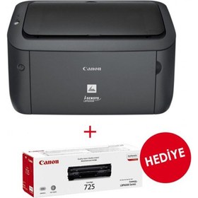 Resim Canon LBP6030BK + 1 Tonerli Mono Laser Yazıcı 