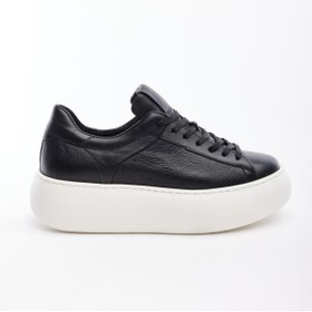 Resim Derinet Yüksek Taban Hakiki Deri Kadın Sneaker 