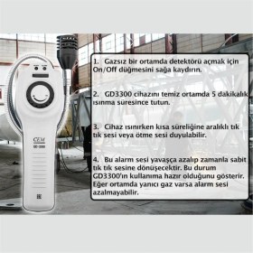 Resim Normadia Güvenliğinizi Artıran Gaz Kaçak Dedektörü, Pratik ve Hassas Ölçüm 