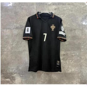 Resim jabuka Portekiz 2026 Dünya Kupası Cristiano Ronaldo Forması (BLACK) 