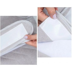Resim Babyjem Bebek Yastığı Gri / Kemerli 