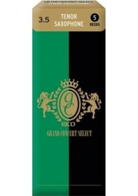Resim D'addario Rgc05tsx350 Grand Concert Tenor Saksafon Kamışı No: 3.5 Profesyonel - 5'li Paket Sert Ve Kararlı Ses Üretimi, Senfonik Performans Kalitesi 