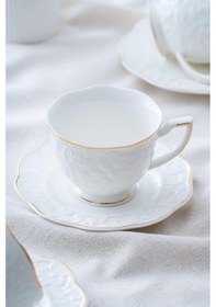 Resim Acar Octavia 6 Kişilik Gold Çay Fincanı Takımı - 210 Ml 