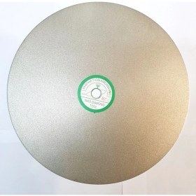 Resim Pultuva Elmas İşleme Di̇ski̇ Doğal Taş Cam Yüzey Düz Lap Çap 250 mm Kum Kalınlığı 2000 Deli̇k Çapı 12.7 mm 