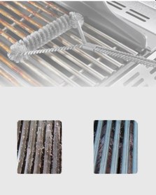 Resim Cn Tel Izgara Temizleme Fırçası Bbq Sonrası Kolay Temizlik Çok Renkli 